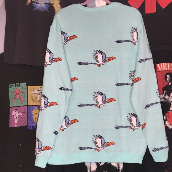 Disney The Lion King Zazu asos Design Knit Sweater Large - Picture 2 of 4